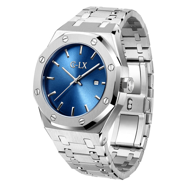 Titan steel outlet watches blue dial