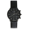 Belmont Black Leather 42MM